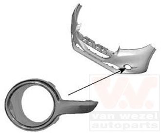 VAN WEZEL 4034595 -  Решетка вентилятора, буфер
